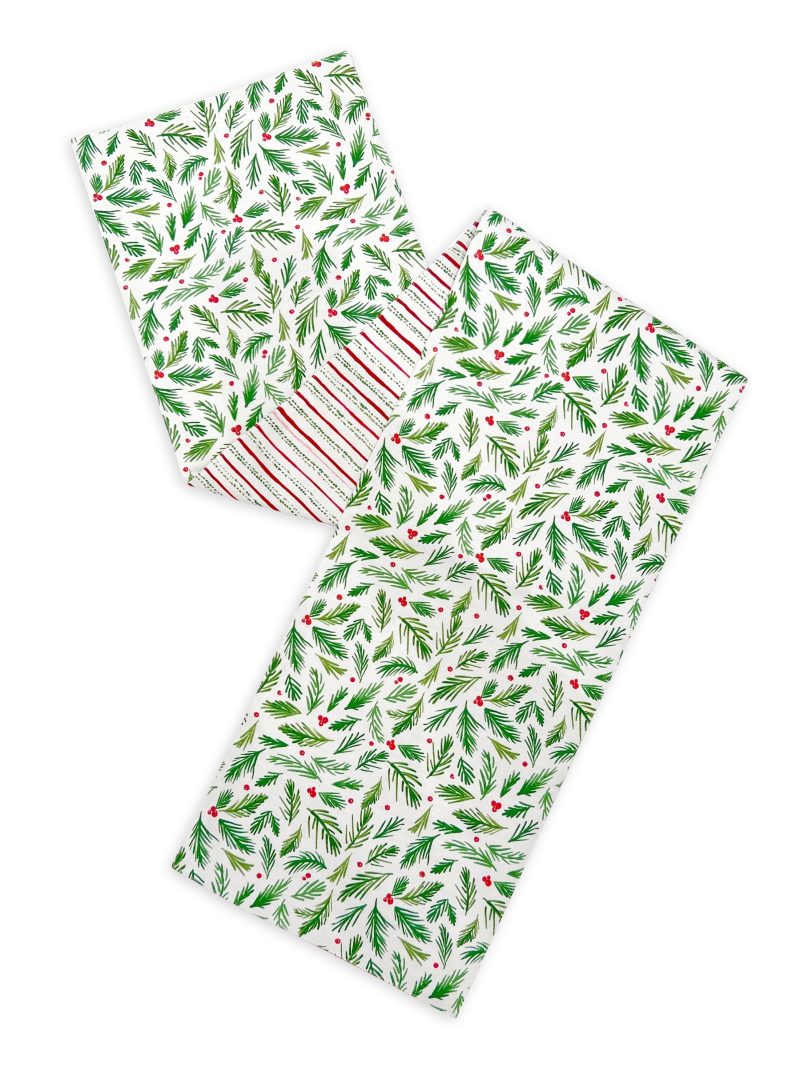 Bayberry Merry & Bright Reversible Table Runner