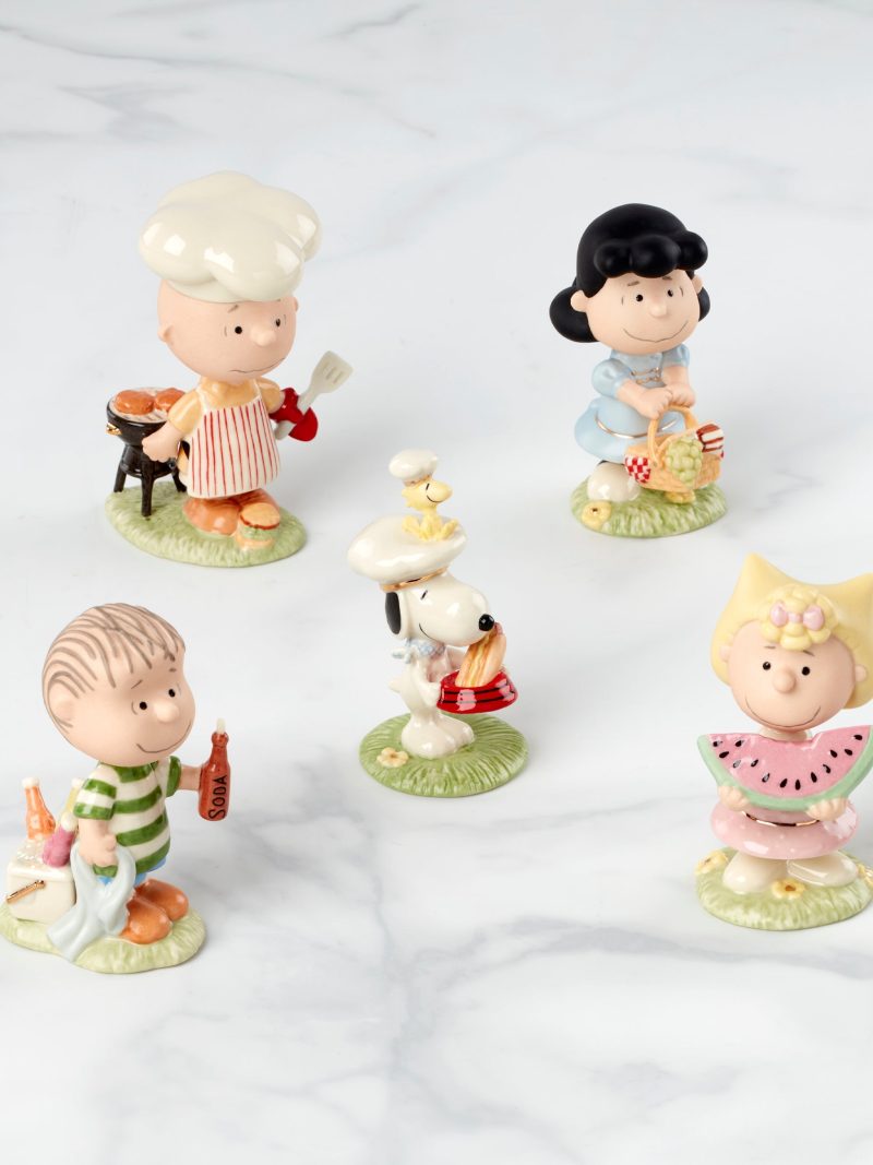 Peanuts Barbecue 5-Piece Figurine Set