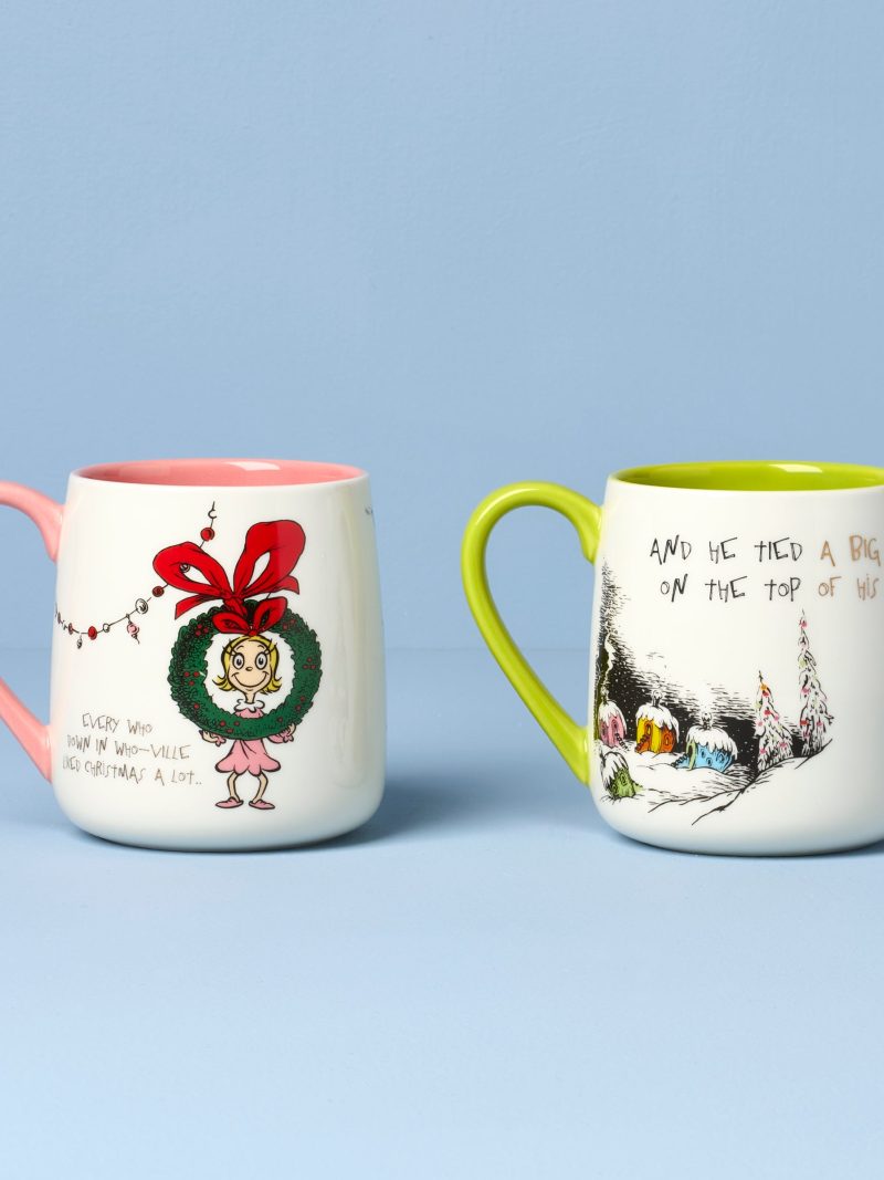 Who-Ville Cindy-Max Mugs - Set of 2